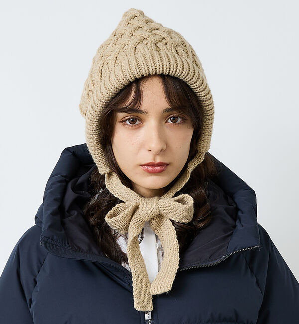 Rouge vif「【RUBEN/ルーベン】RUS-8356/ケーブルボンネット/CABLE BON」|その他|ベージュ