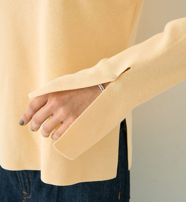 Rouge vif「スムーススリット ニットプルオーバー」|ニット・セーター|