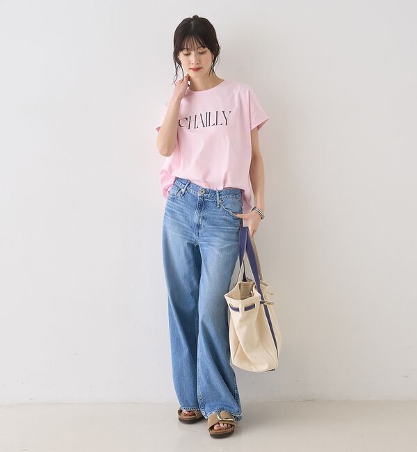 Rouge vif「【MICA＆DEAL/マイカ＆ディール】別注CHAILLY  TEE/ロゴTシャ」|Tシャツ・カットソー|