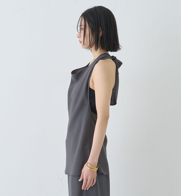 Rouge vif「【セットアップ対応】ホルダーネックブラウス」|シャツ・ブラウス|