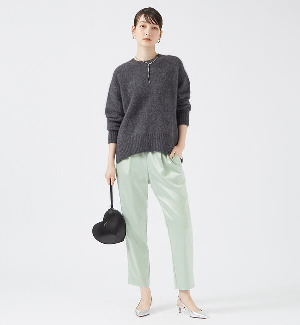 qualite「アセテートサテンドロストパンツ」|その他|