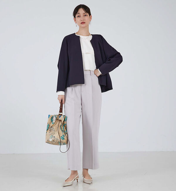 qualite「【セットアップ対応】バックペプラムジャケット」|その他|