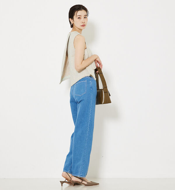 qualite「【セットアップ対応】コットンリネンデニム」|デニム|