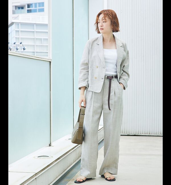 qualite「【セットアップ対応】ミックスカラーラミージャケット」|その他|