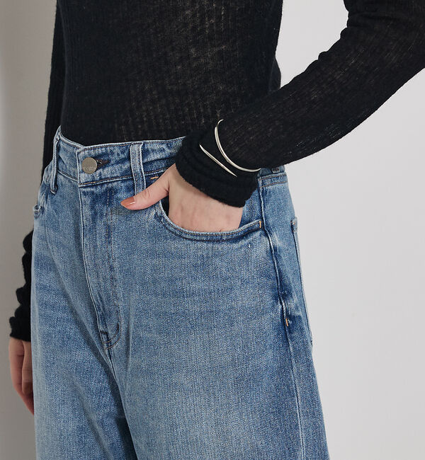 qualite「【Healthy DENIM】Corn カーブデニム」|デニム|