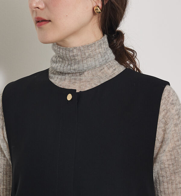 qualite「【オールシーズン大活躍】ダブルサテンオールインワン」|オールインワン|