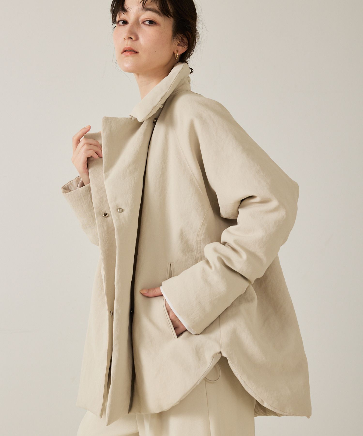 qualite「最終在庫入荷！在庫あるのみ！【冬のマストダウン】タスランポリミドルダウン」|ダウン|