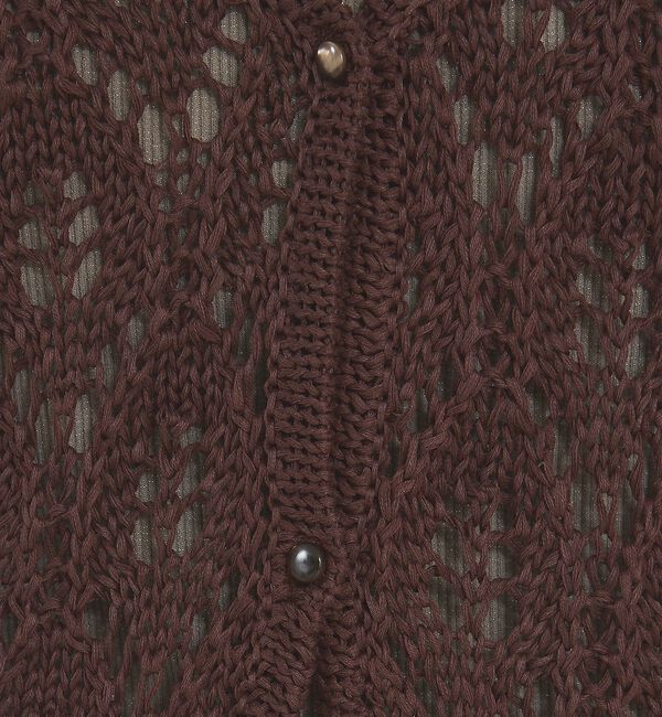 qualite「2WAYリーフパターンロングジレ」|キャミソール|