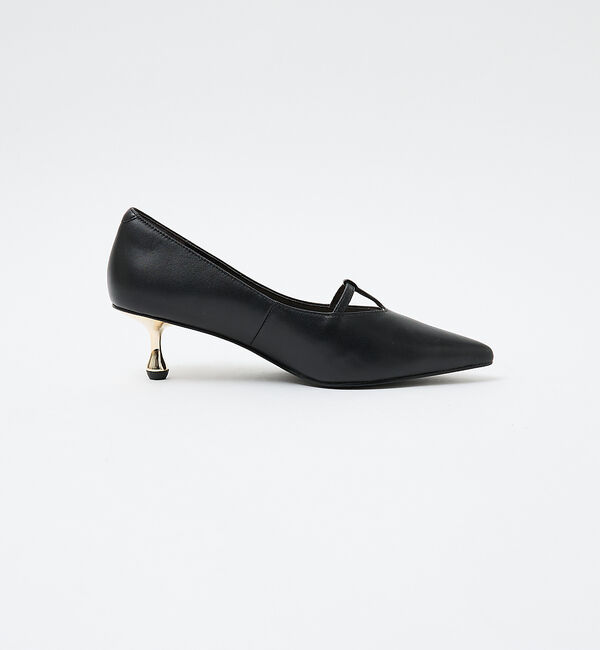 AU BANNISTER「Ｔストラップ メタルヒールパンプス」|パンプス|