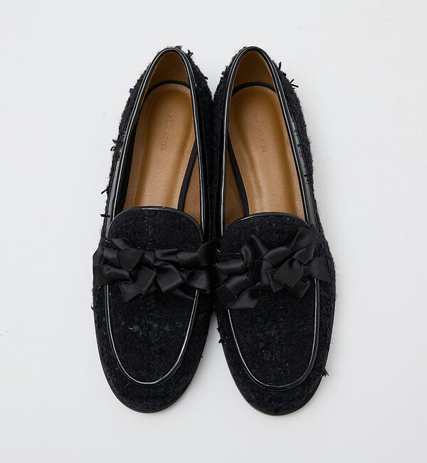 AU BANNISTER「ラグジュアリーツィードローファー」|ローファー|