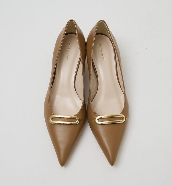 AU BANNISTER「メタルモチーフパンプス」|パンプス|ベージュ