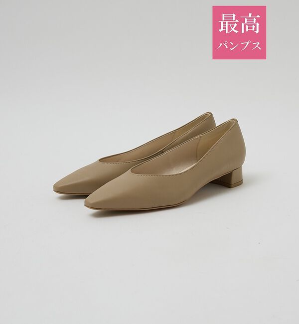 AU BANNISTER「【最高パンプス/3cmヒール】美脚&times;快適 パンプス」|パンプス|ベージュ