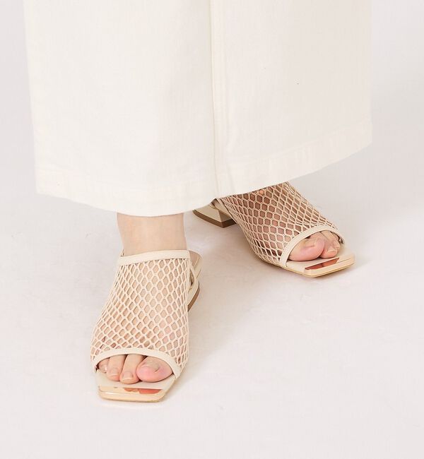 AU BANNISTER「メタルトゥメッシュサンダル」|サンダル|