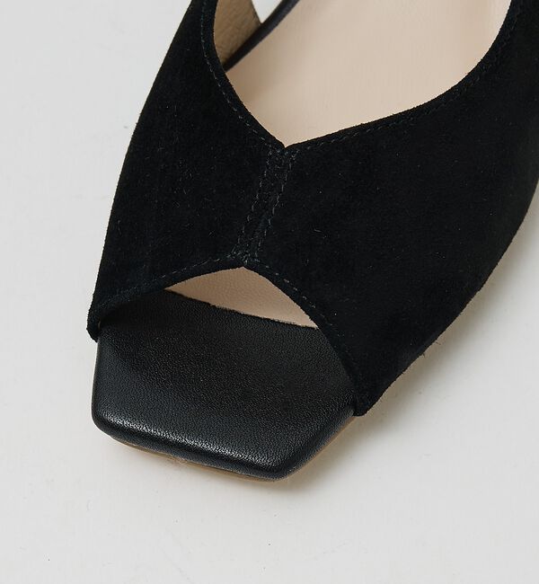 AU BANNISTER「【オープントゥ】バタフライカットウェッジソールパンプス【予約】」|パンプス|