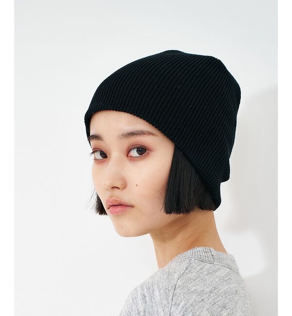 NOMINE「コットン ビーニー/ニット帽」|その他|ブラック
