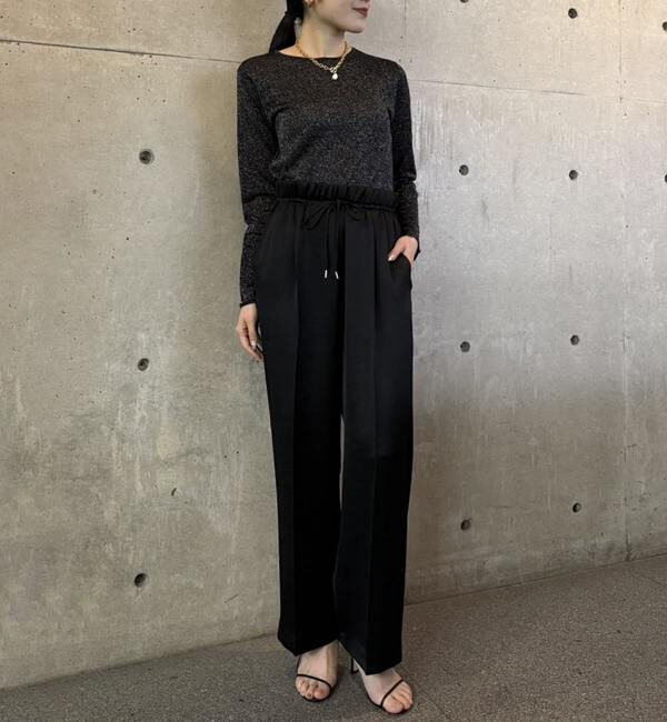 TIARA「《別注》【MARILYN MOON/マリリンムーン】シアーラメニット」|ニット・セーター|