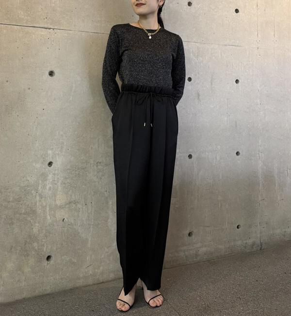 TIARA「《別注》【MARILYN MOON/マリリンムーン】シアーラメニット」|ニット・セーター|