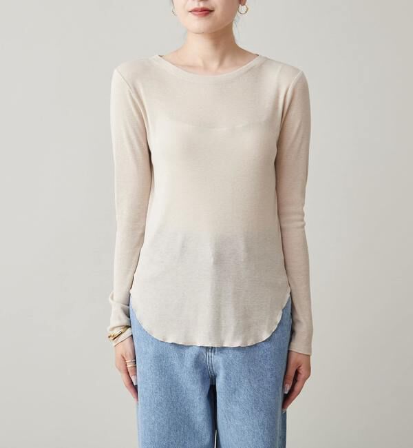 Liesse「シアーウール混カットソー」|Tシャツ・カットソー|