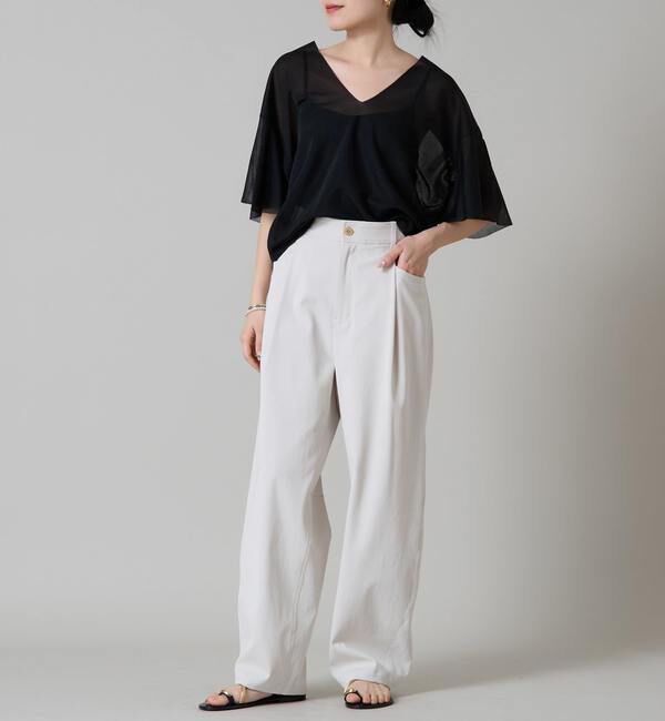 Liesse「袖フレアシアーニット」|ニット・セーター|