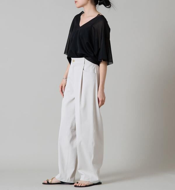 Liesse「袖フレアシアーニット」|ニット・セーター|