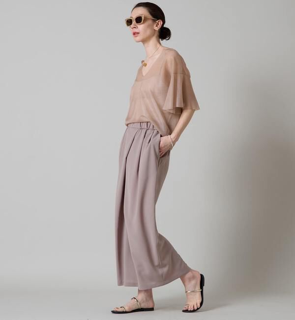 Liesse「袖フレアシアーニット」|ニット・セーター|