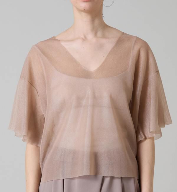 Liesse「袖フレアシアーニット」|ニット・セーター|