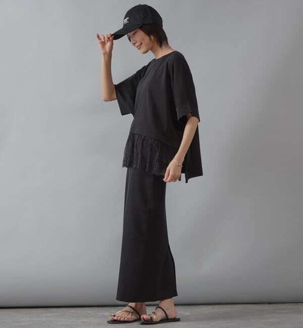 Liesse「リブニットタイトスカート」|スカート|