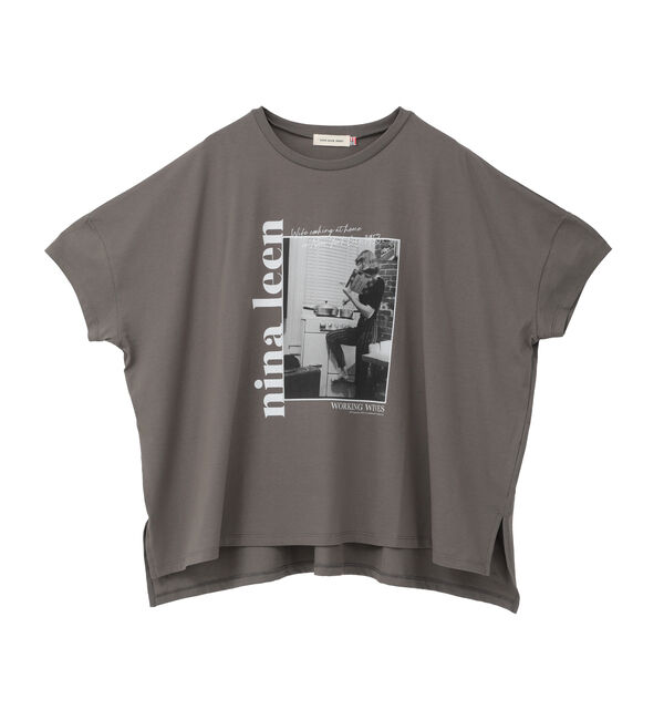 Liesse「【GOOD ROCK SPEED/グッドロックスピード】フォトTシャツ」|Tシャツ・カットソー|チャコールグレー