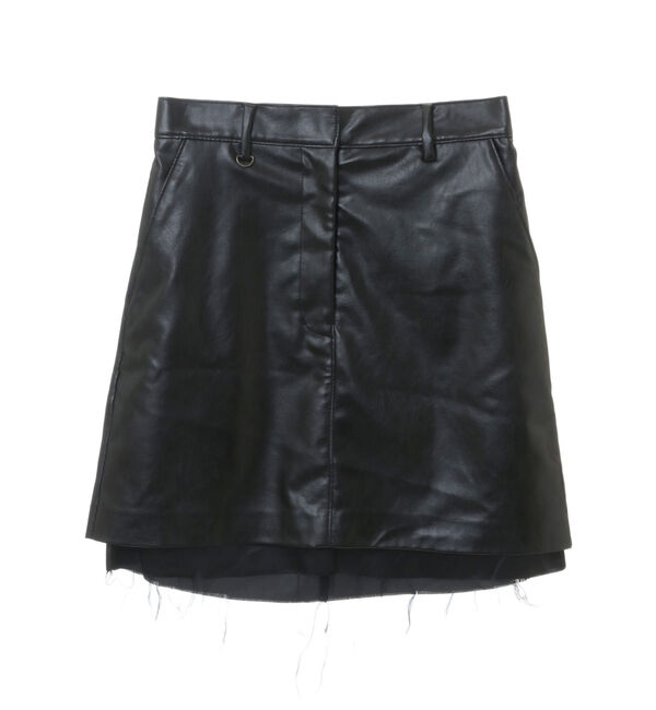 Soffitto「エコレザーミニスカート」|スカート|