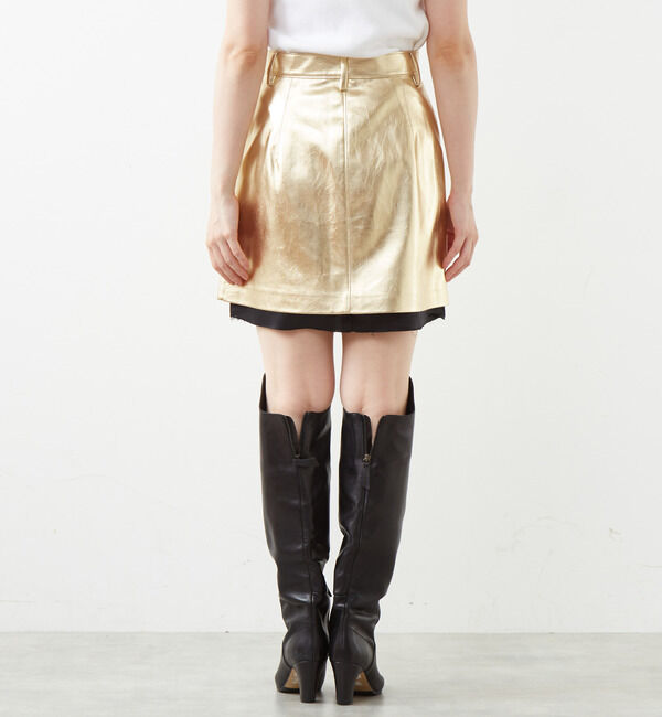 Soffitto「エコレザーミニスカート」|スカート|