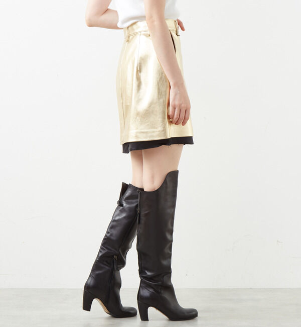 Soffitto「エコレザーミニスカート」|スカート|