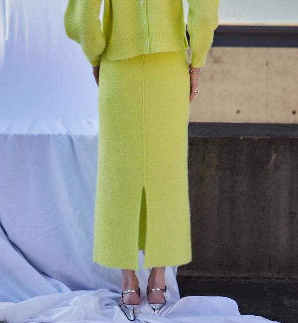 Soffitto「フィルムラメニットスカート」|スカート|