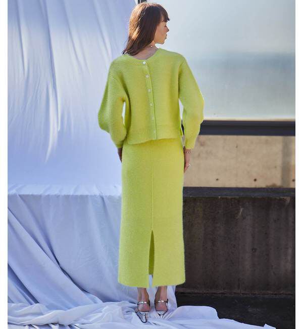 Soffitto「フィルムラメニットスカート」|スカート|