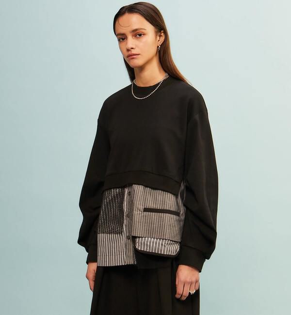 Soffitto「【AULA AILA別注】SHIRT COMBINATION PULLOVER」|その他|