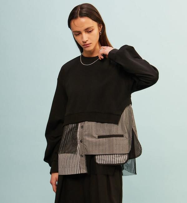 Soffitto「【AULA AILA別注】SHIRT COMBINATION PULLOVER」|その他|