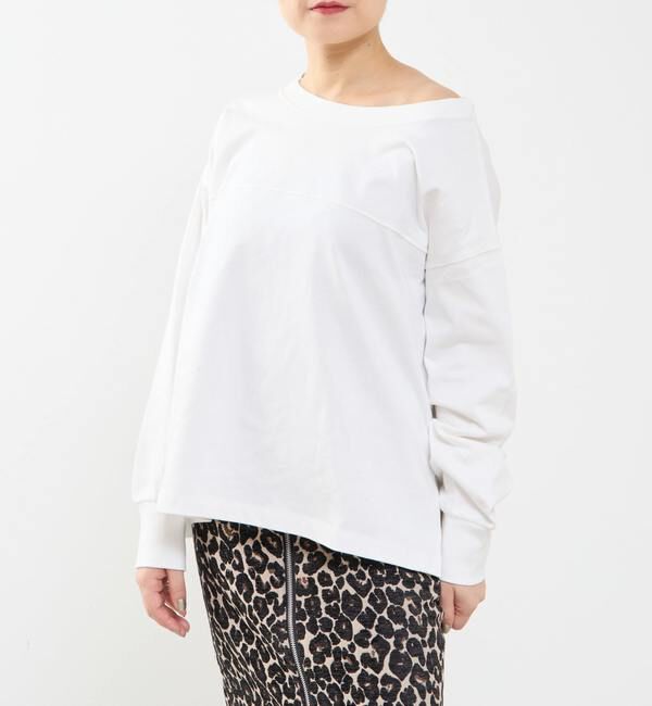 Soffitto「ボートネックピグメント染めプルオーバー」|Tシャツ・カットソー|