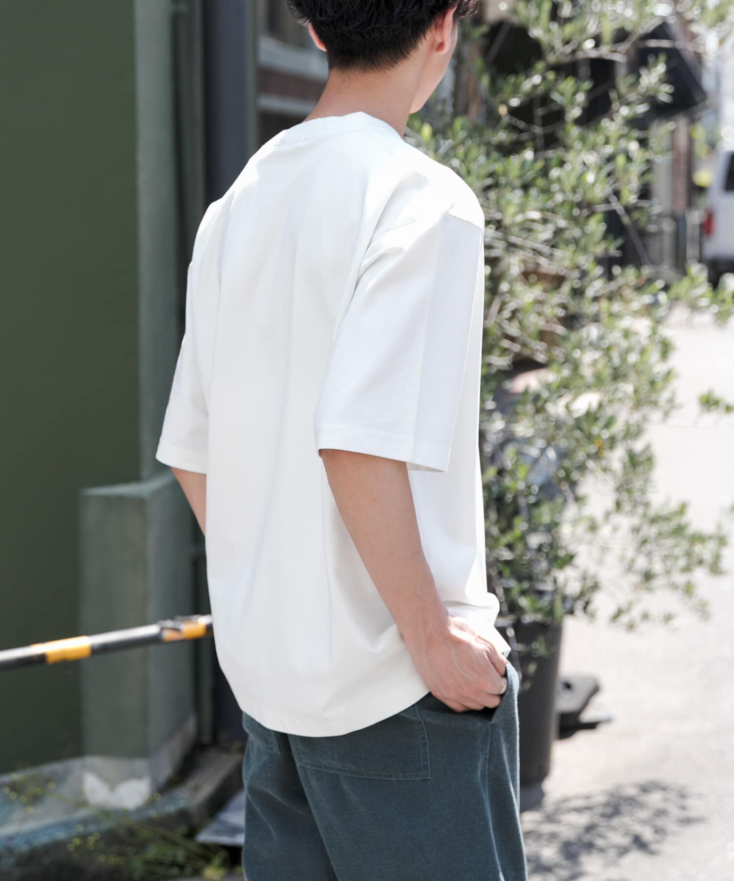 URBAN RESEARCH DOORS「FORK&SPOON　ハイゲージクールTシャツ」|Tシャツ・カットソー|