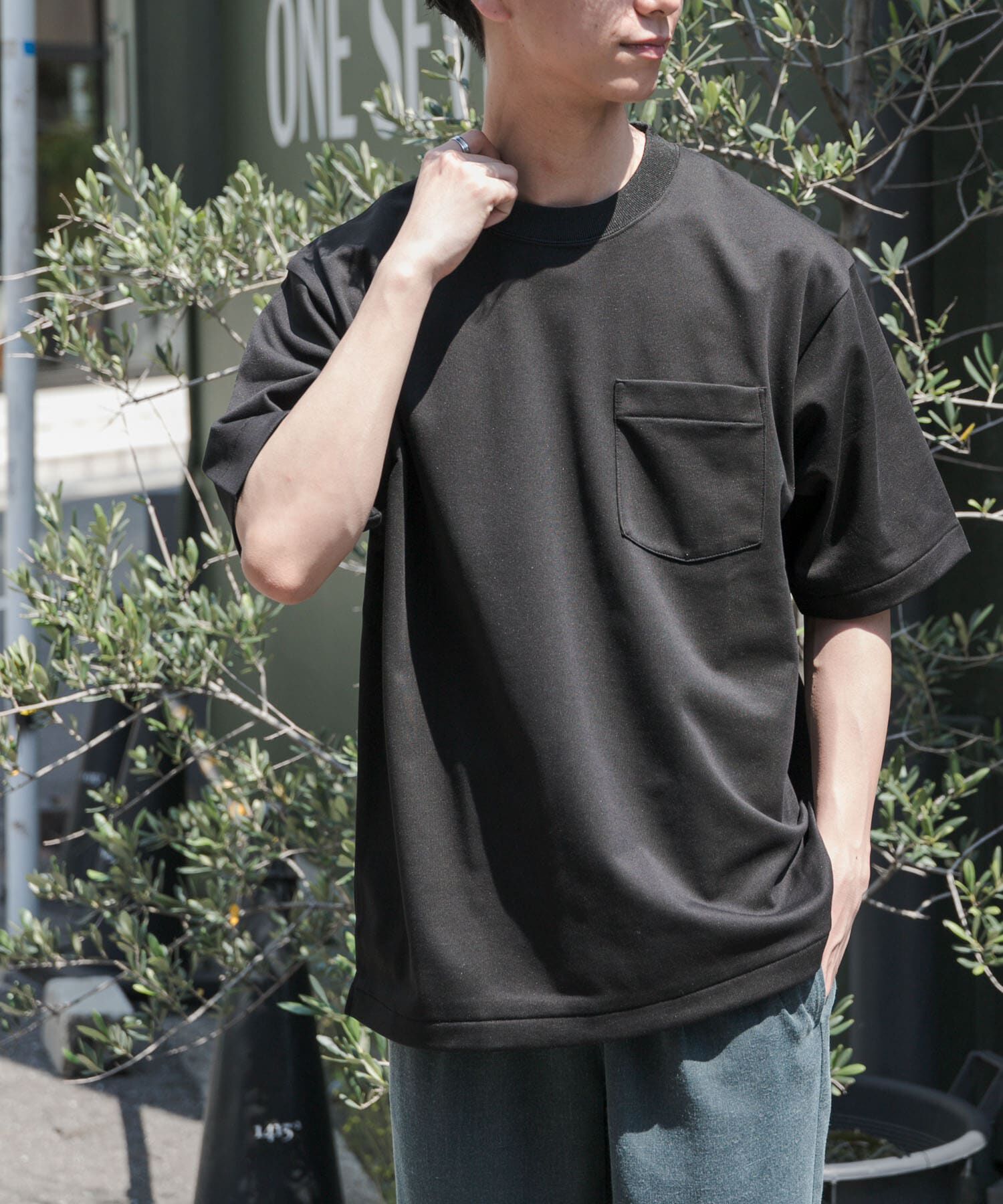 URBAN RESEARCH DOORS「FORK&SPOON　ハイゲージクールTシャツ」|Tシャツ・カットソー|