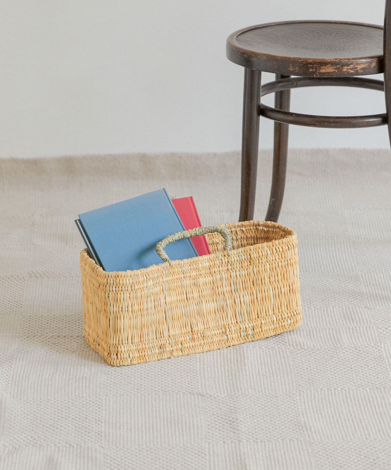 URBAN RESEARCH DOORS「アフリカンスクエア　ストロー横長かごM」|その他|