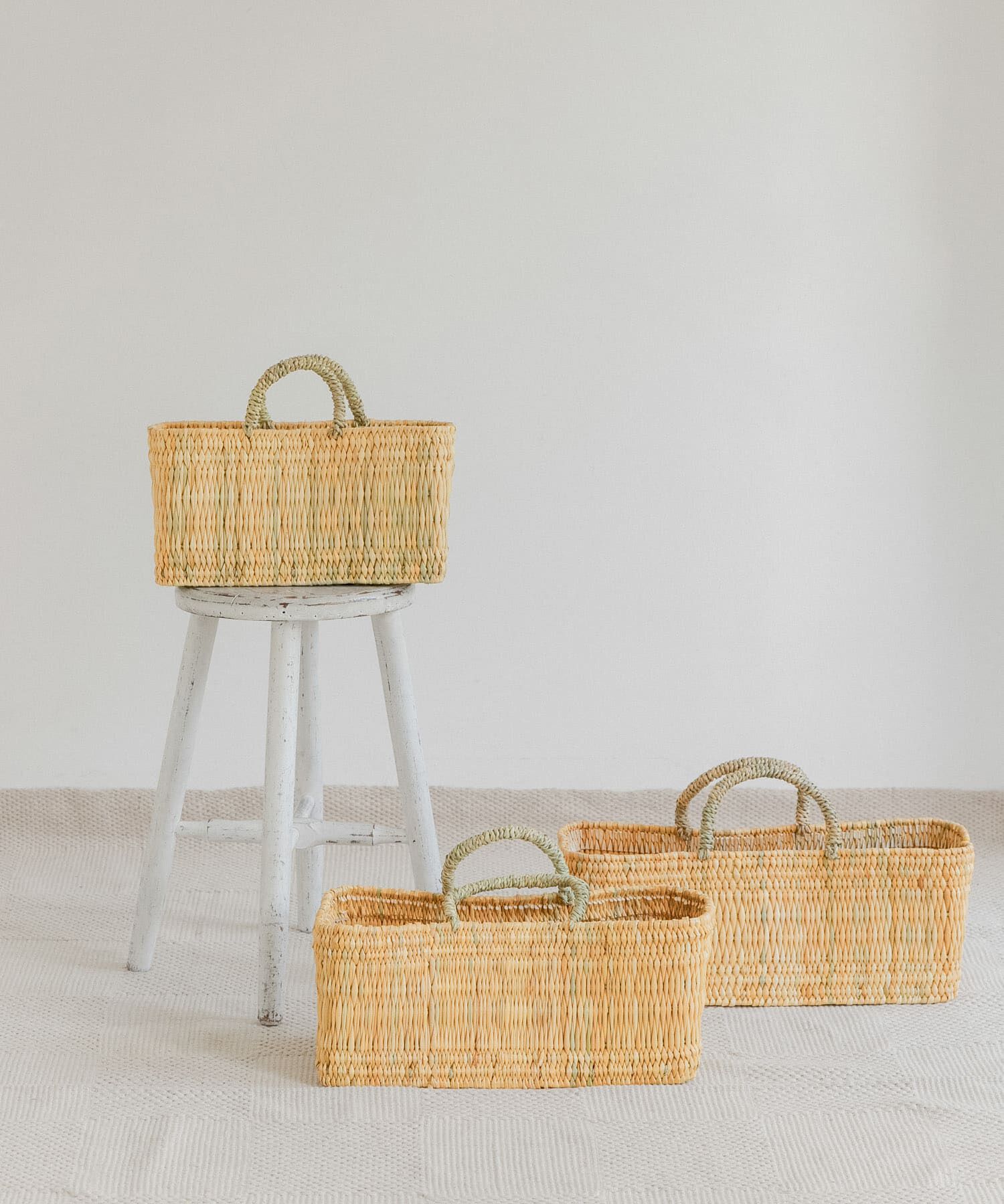 URBAN RESEARCH DOORS「アフリカンスクエア　ストロー横長かごM」|その他|