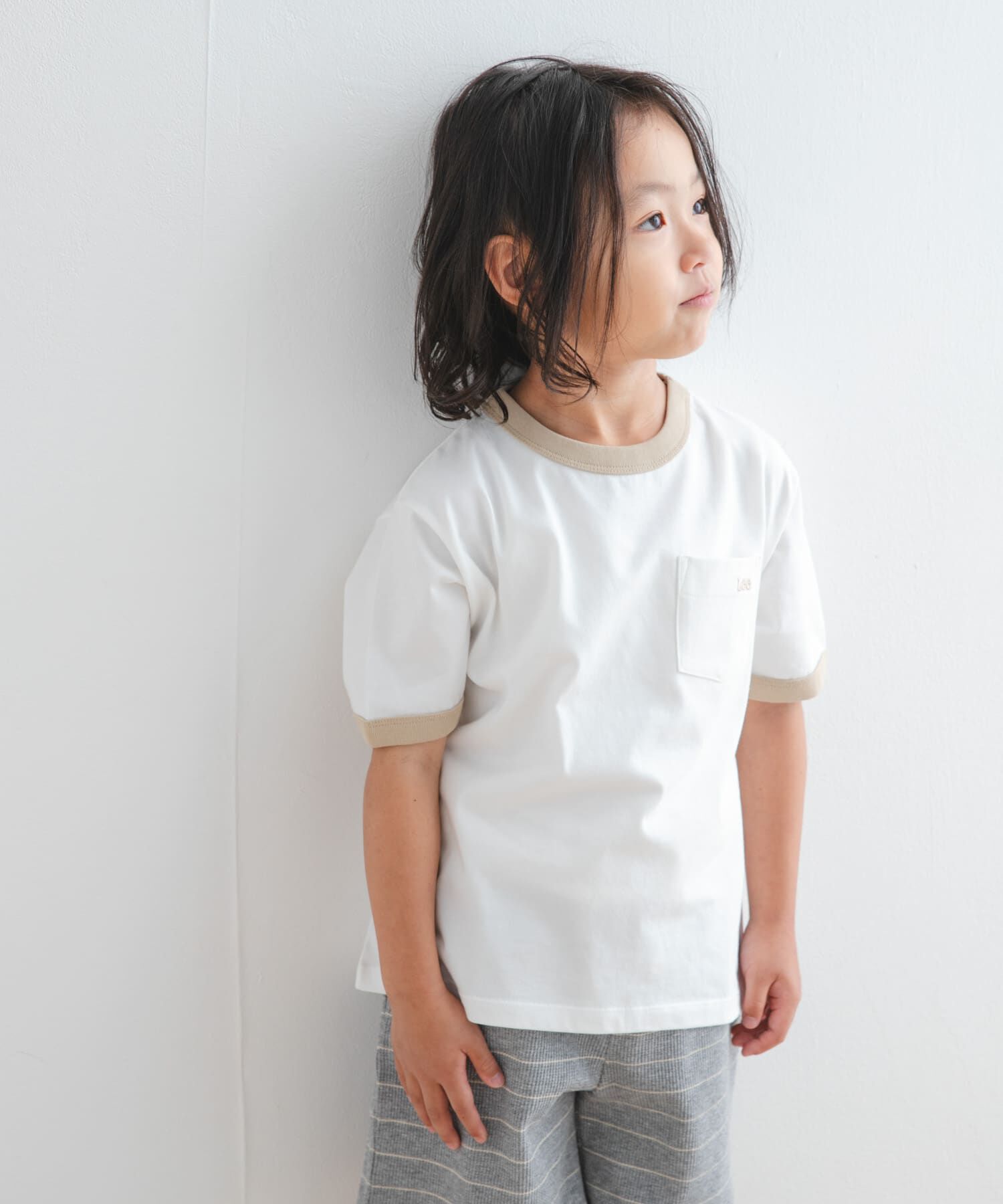 URBAN RESEARCH DOORS「『別注』Lee&times;DOORS　リンガーTシャツ(KIDS)」|その他|