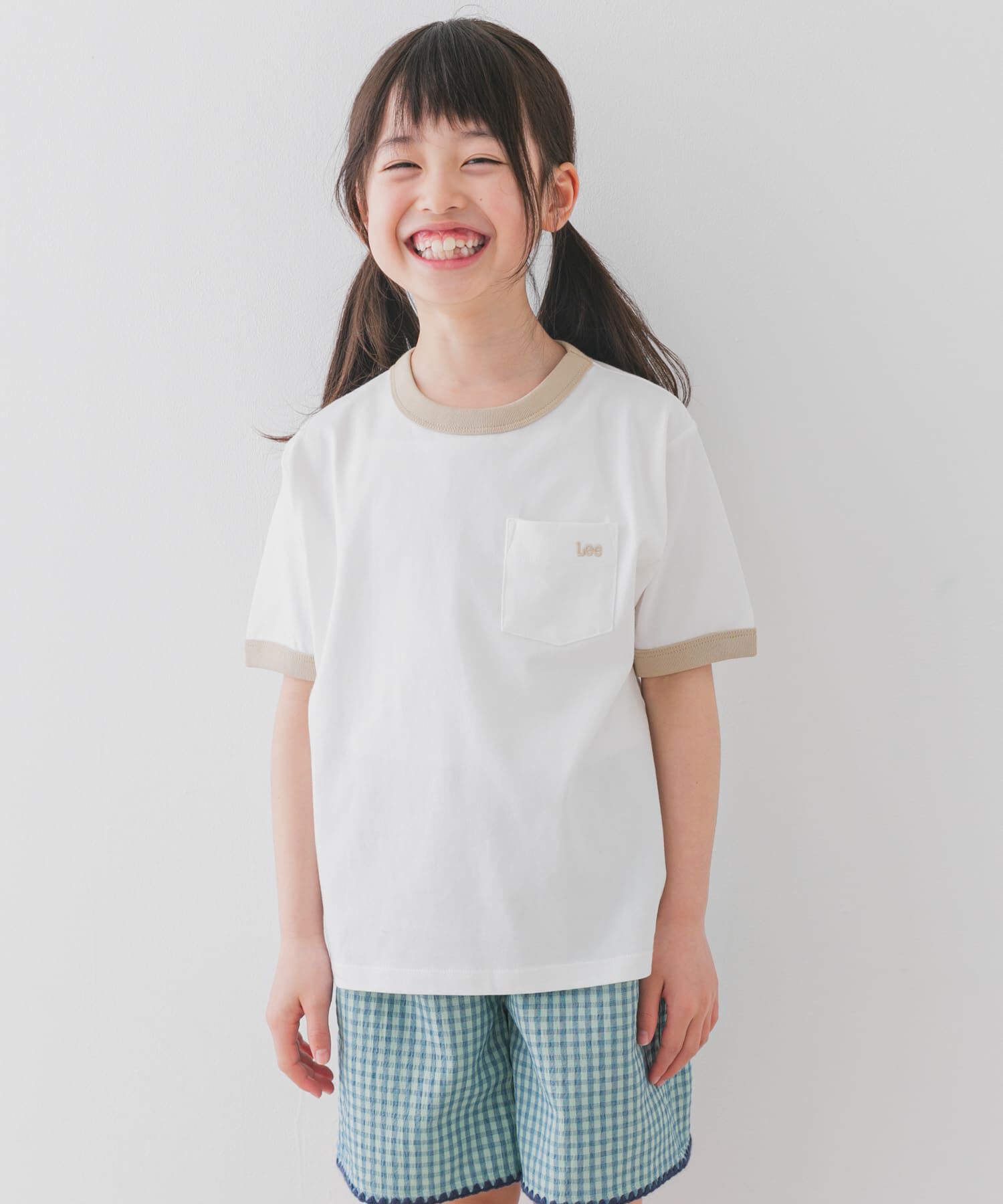URBAN RESEARCH DOORS「『別注』Lee&times;DOORS　リンガーTシャツ(KIDS)」|その他|