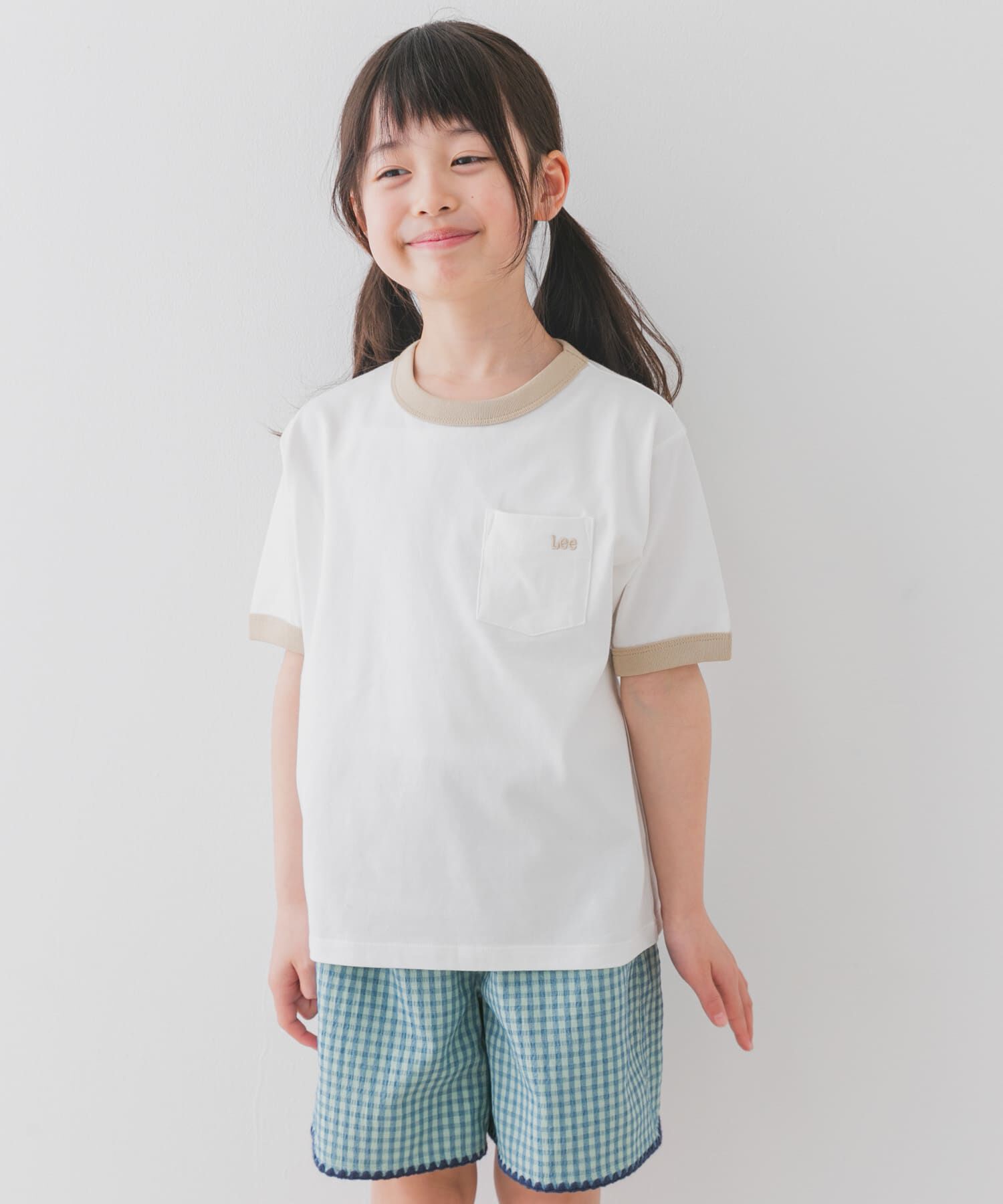 URBAN RESEARCH DOORS「『別注』Lee&times;DOORS　リンガーTシャツ(KIDS)」|その他|