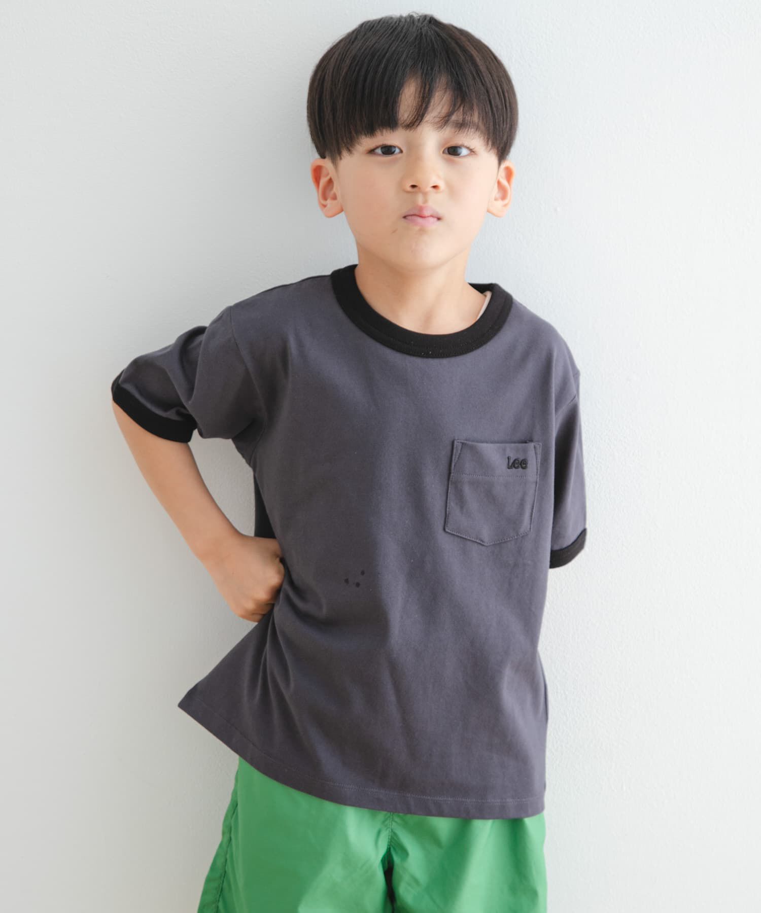URBAN RESEARCH DOORS「『別注』Lee&times;DOORS　リンガーTシャツ(KIDS)」|その他|