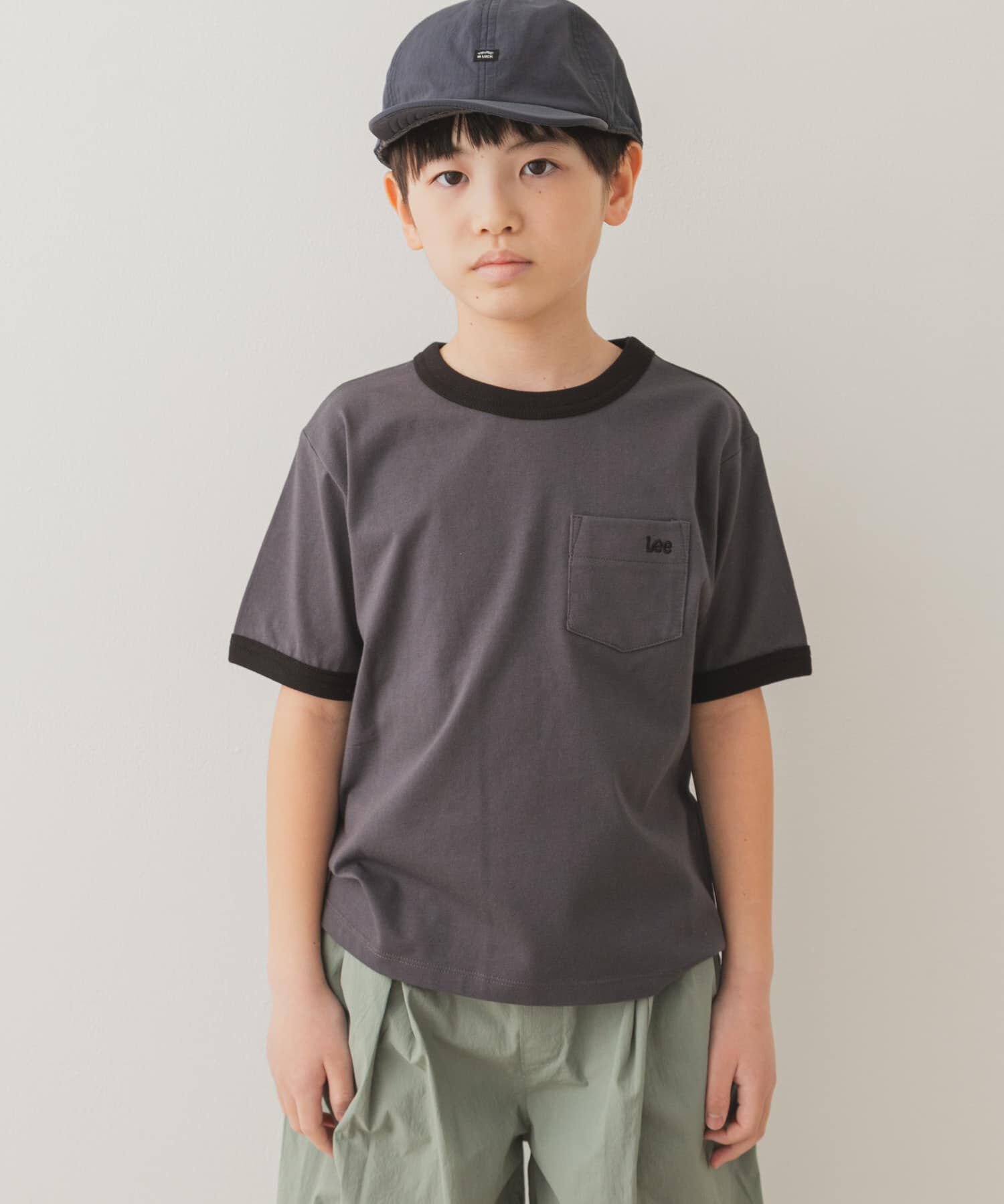 URBAN RESEARCH DOORS「『別注』Lee&times;DOORS　リンガーTシャツ(KIDS)」|その他|