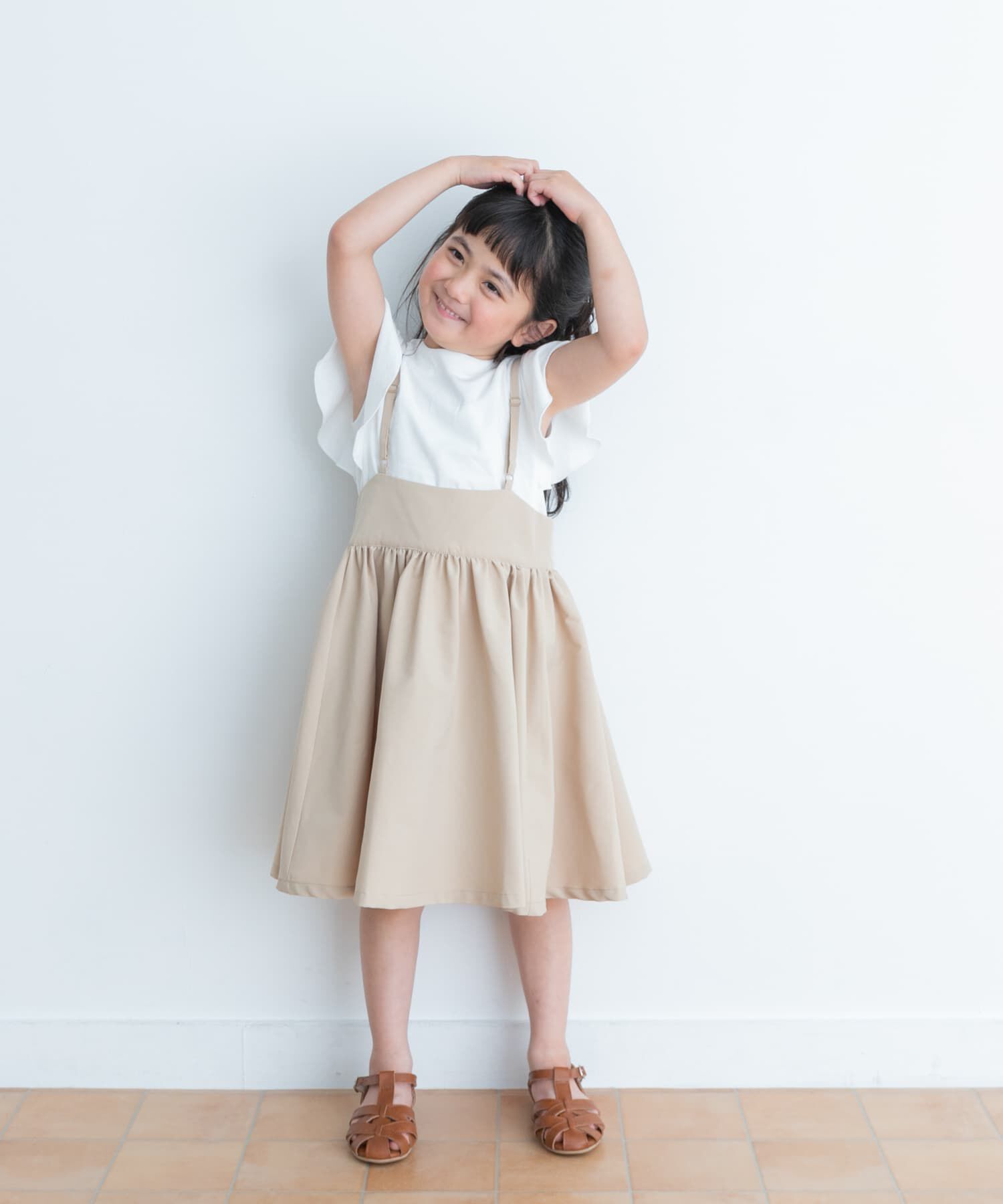 URBAN RESEARCH DOORS「キャミソールジャンパースカート(KIDS)」|ワンピース|