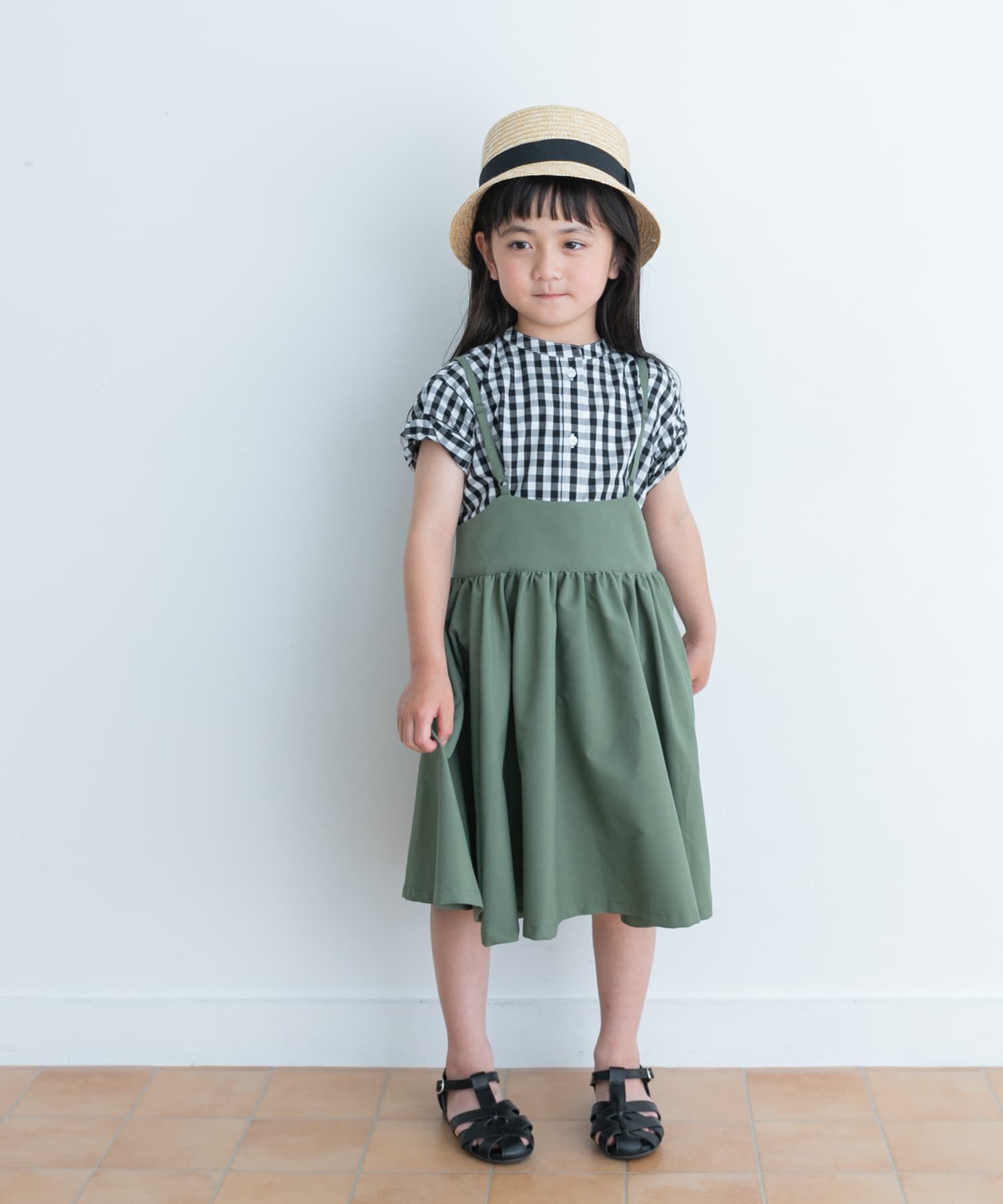 URBAN RESEARCH DOORS「キャミソールジャンパースカート(KIDS)」|ワンピース|