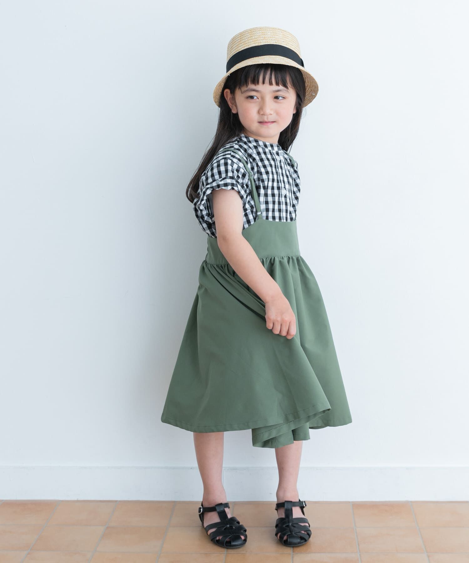 URBAN RESEARCH DOORS「キャミソールジャンパースカート(KIDS)」|ワンピース|