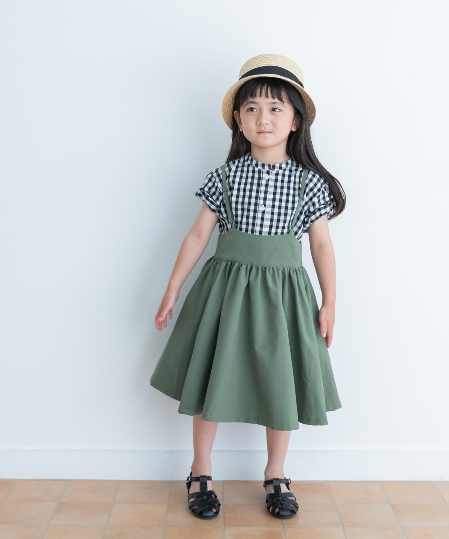 URBAN RESEARCH DOORS「キャミソールジャンパースカート(KIDS)」|ワンピース|