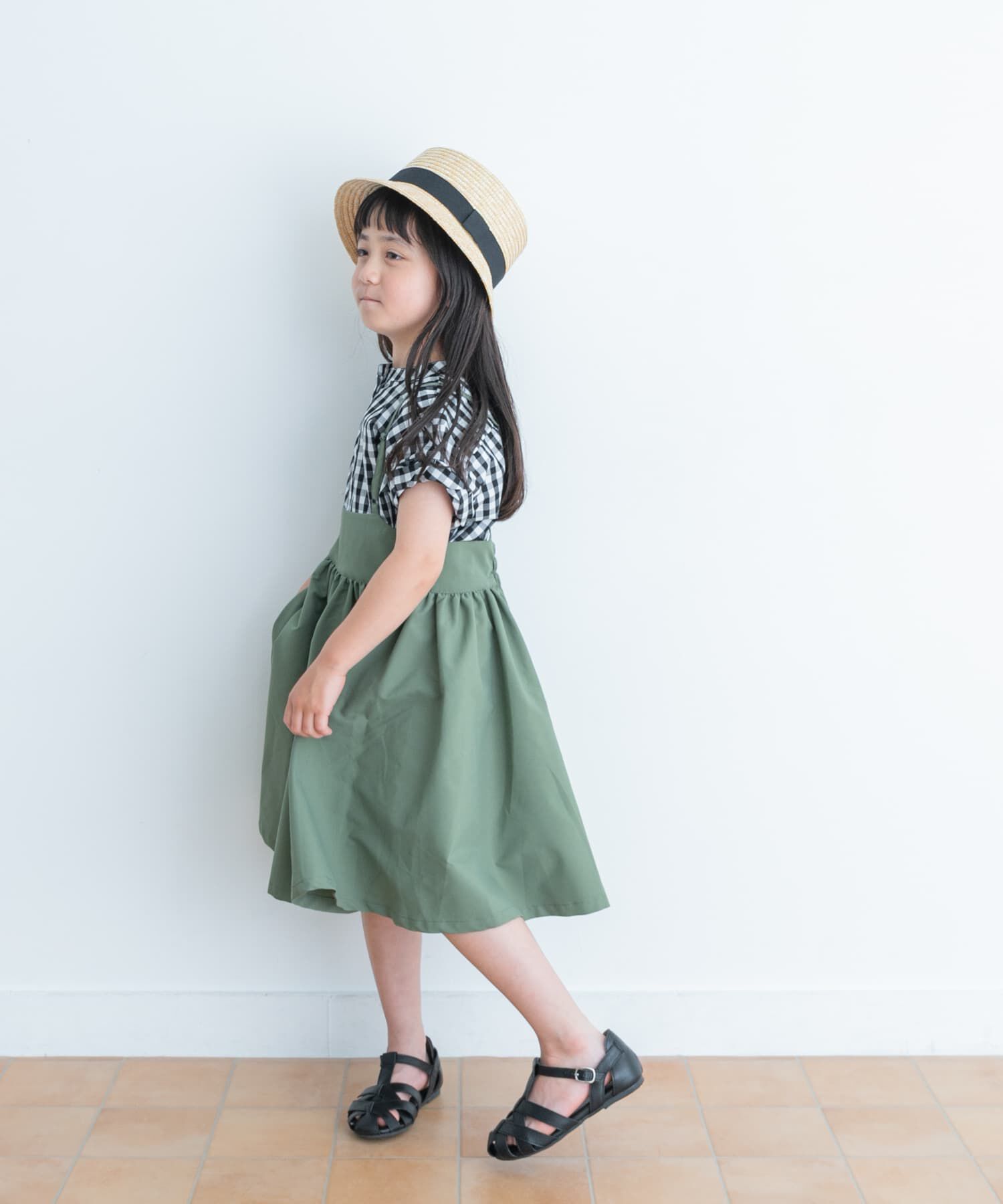 URBAN RESEARCH DOORS「キャミソールジャンパースカート(KIDS)」|ワンピース|